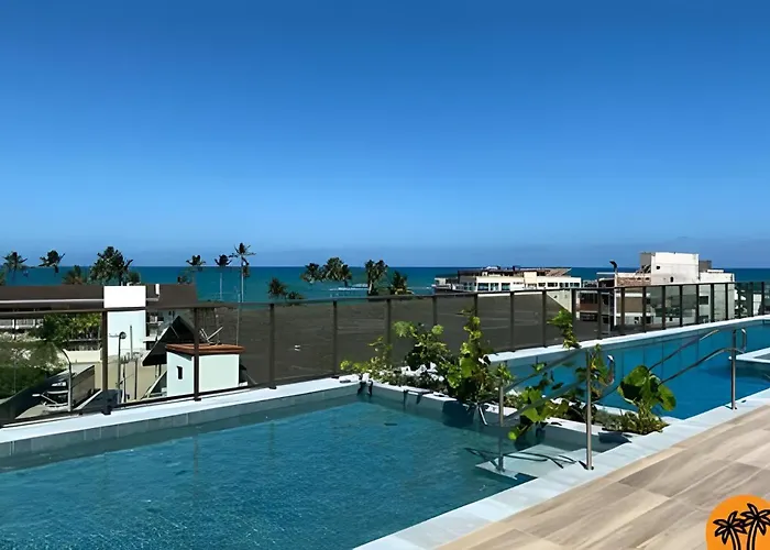 Aconchegante Flat em com LOCALIZAÇÃO PRIVILEGIADA - PRÓXIMO AO MAR E AO CENTRO COMERCIAL..